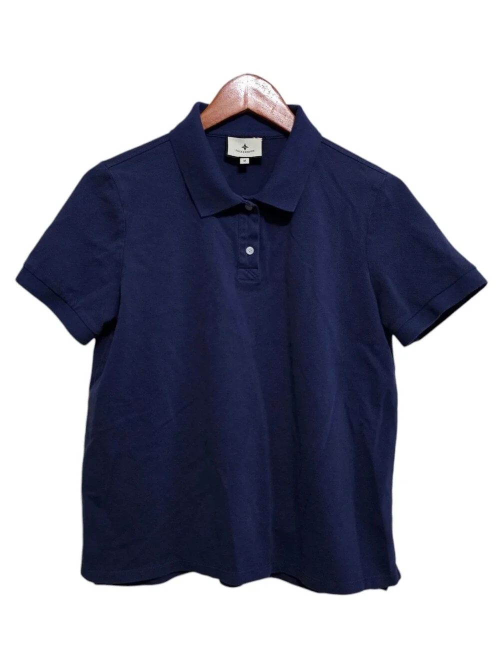 Tuckernuck Murray Classic Pique Polo in Navy Size Medium
